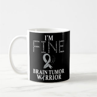 Taza De Café Brain Tumor Warrior Estoy bien