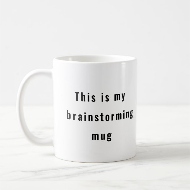 Taza De Café Brainstorming Mug - Generador de ideas (Izquierda)