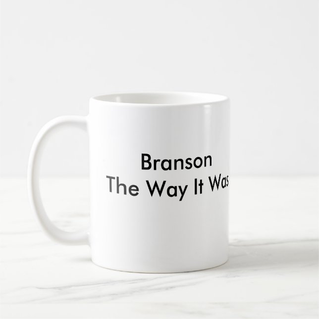 Taza De Café Branson la manera era (Izquierda)