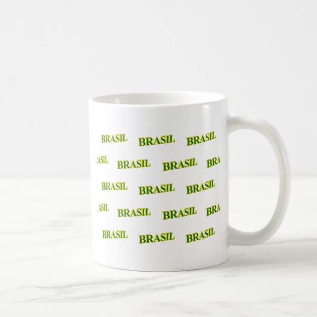 Taza De Café Brasil 3D (Derecha)