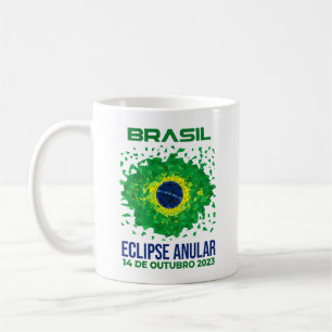 Taza De Café Brasil: Café con eclipse anual