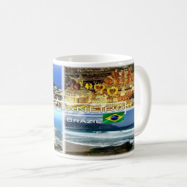 Taza De Café Brasil - Río de Janiero - (Anverso derecho)