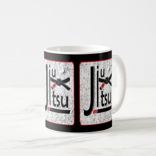 Taza De Café Brasilen@os de Jiu-Jitsu (Anverso derecho)