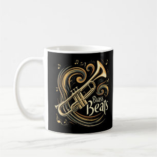 Taza De Café Brass Beats Trumpet Player Groove