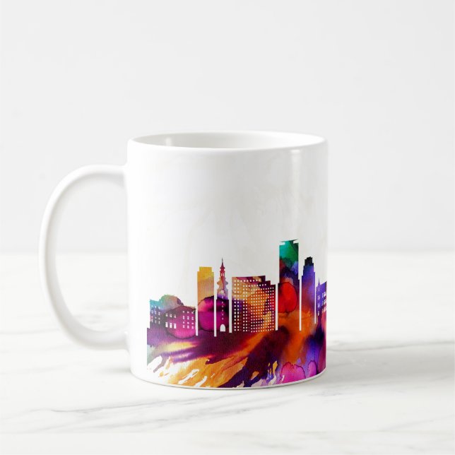 Taza De Café Bratislava Skyline (Izquierda)