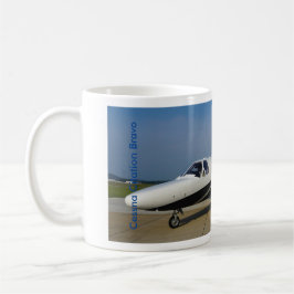 Taza De Café Bravo de la citación de CAPTMOONBEAM Cessna
