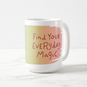 Taza De Café Bravo por aprender el tazón mágico cotidiano de Bo