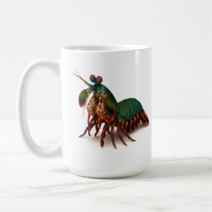 Taza De Café Brawler del arcoiris en lo profundo
