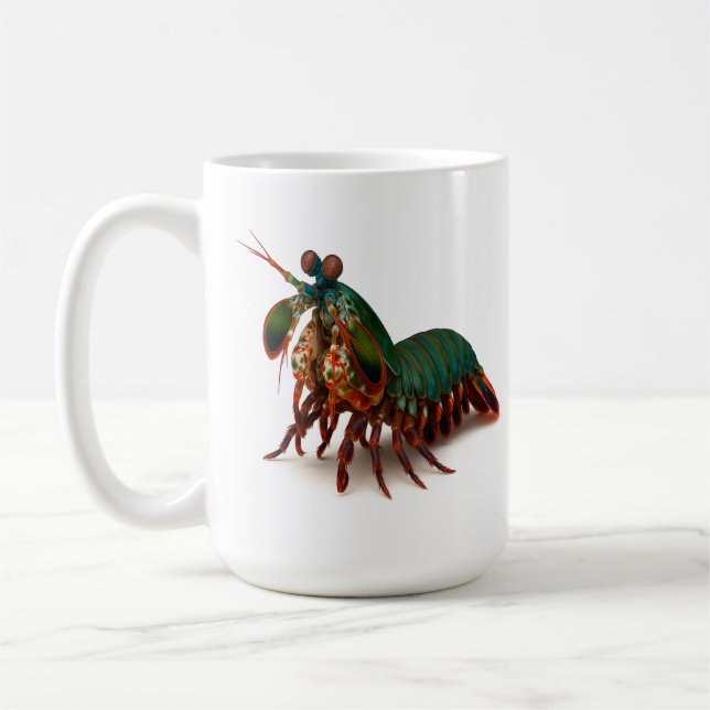 Taza De Café Brawler del arcoiris en lo profundo (Izquierda)