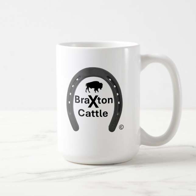 Taza De Café Braxton Cattle Brand Mug (Derecha)