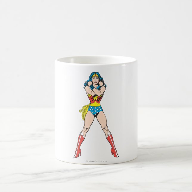 Taza De Café Brazos de mujer maravilla cruzados (Centro)
