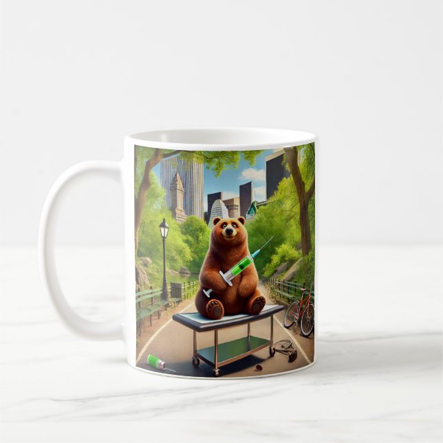 Taza De Café Brazos de oso frío (Izquierda)