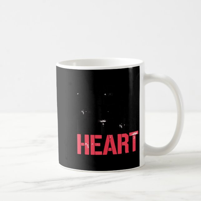 Taza De Café Break Her Not Heart Funny Quote  (Derecha)