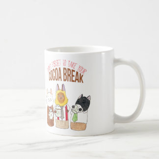 Taza De Café Breaking Cat News Cocoa Break Mug