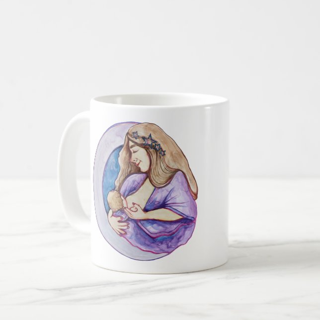 Taza De Café Breastfeeding Mother Goddess                       (Anverso izquierdo)