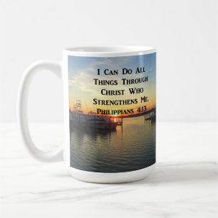 TAZA DE CAFÉ BREATHTAKING PHILIPPIANS 4:13 SCRIPTURA