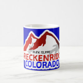 Taza De Café Breckenridge CO Skiing  Mug