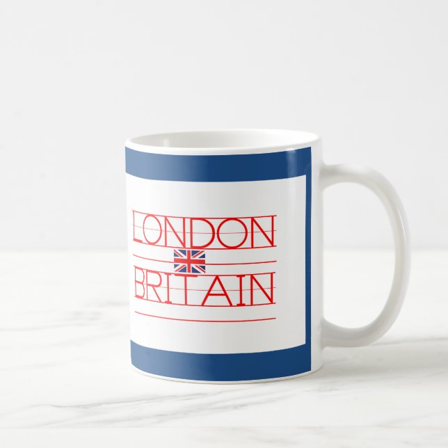 TAZA DE CAFÉ BRETAÑA DE LONDRES (Derecha)