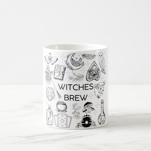 Taza De Café Breve de brujas  (Centro)