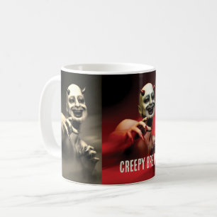 Taza De Café Brew escalofriante. Devil T-Shirt