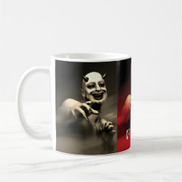 Taza De Café Brew escalofriante. Devil T-Shirt