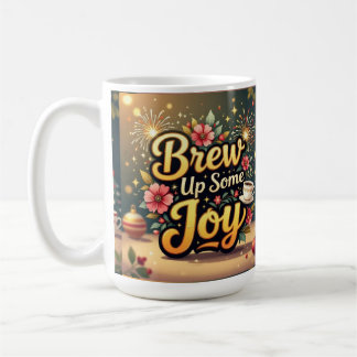 Taza De Café Brew up some joy merry Christmas