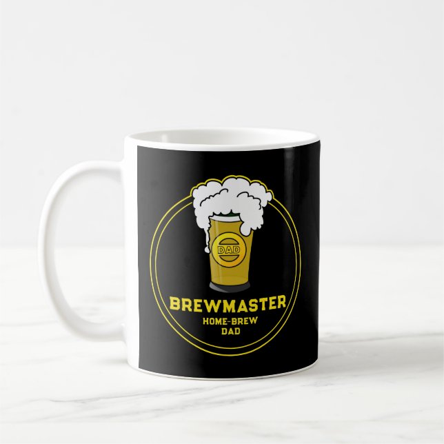 Taza De Café Brewmaster Beer casa-brew papá (Izquierda)