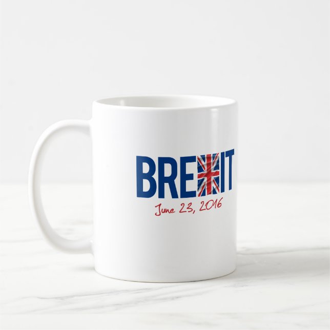 Taza De Café BREXIT - 23 de junio de 2016 - - (Izquierda)