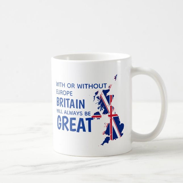 Taza De Café BREXIT Referéndum Gran Bretaña Europa (Derecha)