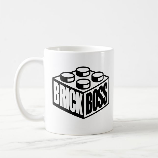 Taza De Café Brick Boss Shirt (Izquierda)