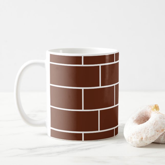 Taza De Café Brick Wall  (Con donut)