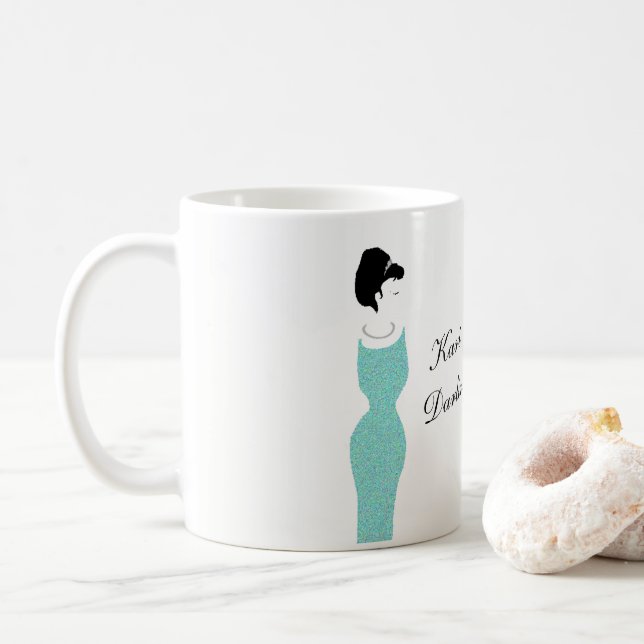 Taza De Café BRIDE Glam & Bling Darling Engagement Bridal Party (Con donut)