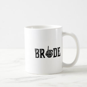 Taza De Café Bride Groom Skeleton Hand Halloween Boda Bachel