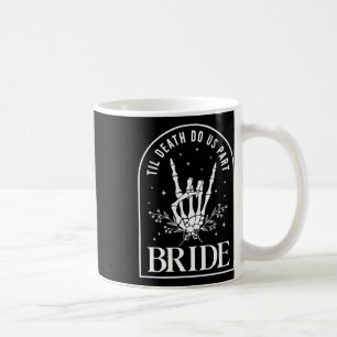 Taza De Café Bride Groom Skeleton Rock Hand Boda Hal