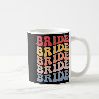 Taza De Café Bride Groovy Bridal Bachelorette