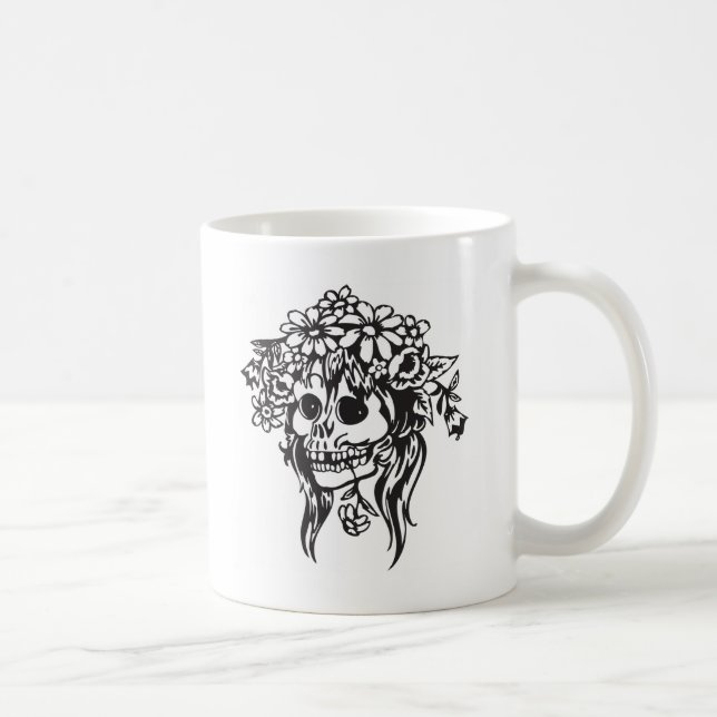 Taza De Café Bride Skull (Derecha)