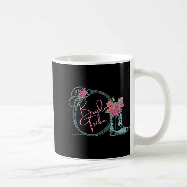 Taza De Café Bride Tribe Despedida de Soltera Nashville Country (Derecha)