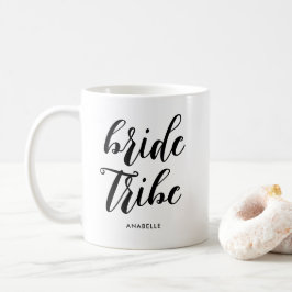 Taza De Café Bride Tribe Minimalista Moderno Despedida de Solte