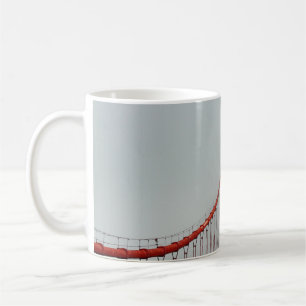 TAZA DE CAFÉ BRIDGE ROJO A LA HORA DEL DÍA