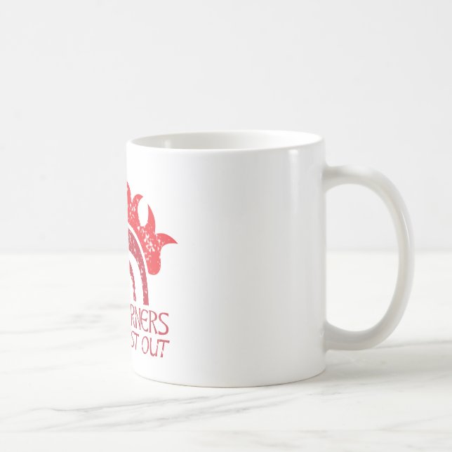 Taza De Café Bridgeburners primero en del último las insignias (Derecha)