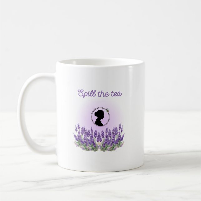 Taza De Café Bridgerton inspired mug (Izquierda)
