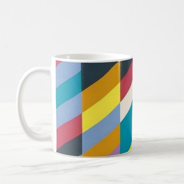 Taza De Café bridget riley mug (Izquierda)