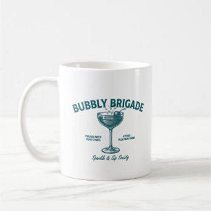 Taza De Café Brigada Bubbly Sociedad de Brillo y Brindis