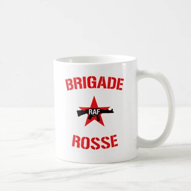 Taza De Café Brigada Rosse/taza roja de las brigadas (Derecha)