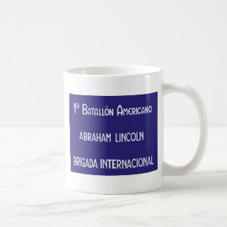 Taza De Café Brigadas internacionales Abraham Lincoln 1r