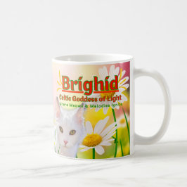 Taza De Café Brighid Celtic Goddess Righty