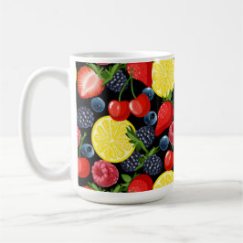 Taza De Café Bright Berries & Lemon Mug