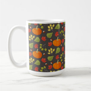 Taza De Café Bright Fall Colours Mug - calabazas - Halloween