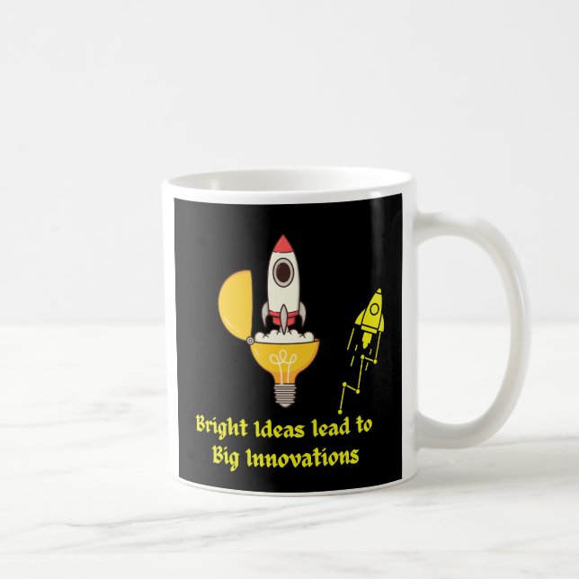 Taza De Café Bright Ideas lead to big innovations (Derecha)