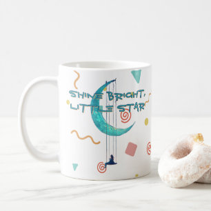Taza De Café Brilla fuerte, pequeña estrella – Noche estrellada